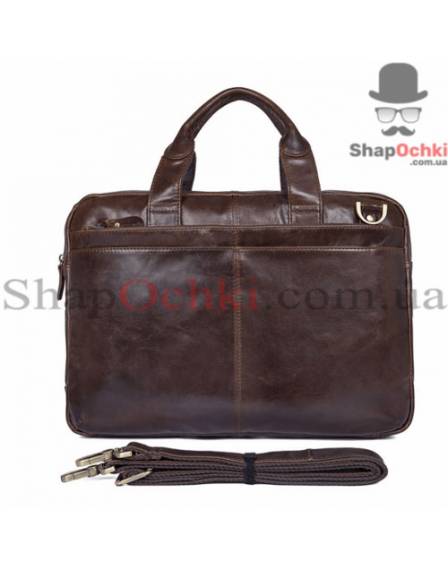 Сумка мужская Tiding Bag 7092-3C, кожа, коричневая