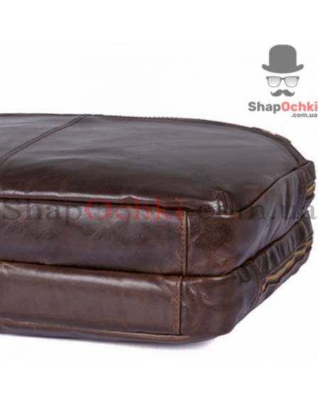 Сумка мужская Tiding Bag 7092-3C, кожа, коричневая