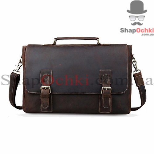 Портфель чоловічий Tiding Bag t8069-1,  кожа,  темно-коричневий
