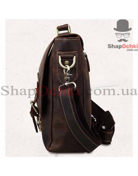 Портфель чоловічий Tiding Bag t8069-1, кожа, темно-коричневий