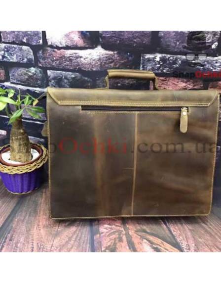 Портфель чоловічий Tiding Bag GA2095B, шкіра, коричневий