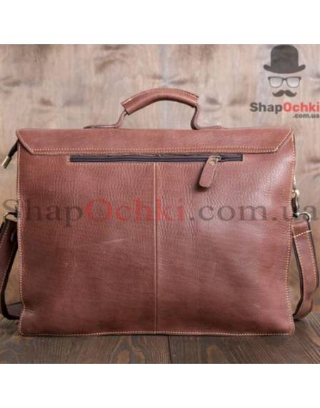Портфель чоловічий Tiding Bag GA2095B, шкіра, коричневий