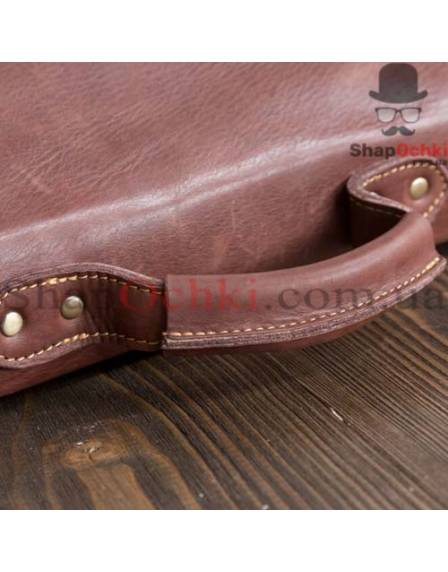 Портфель чоловічий Tiding Bag GA2095B, шкіра, коричневий