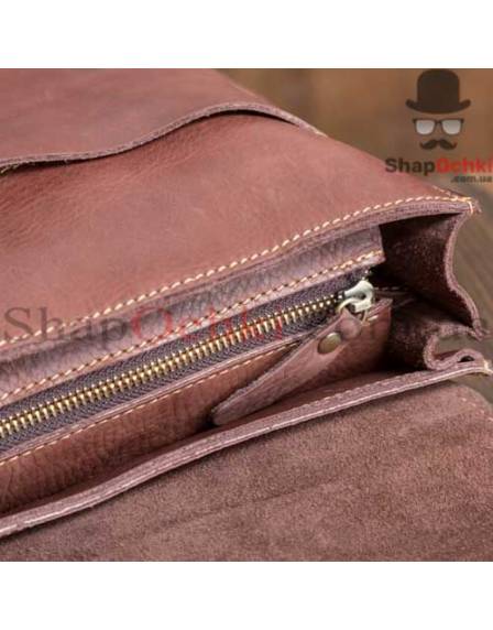 Портфель чоловічий Tiding Bag GA2095B, шкіра, коричневий