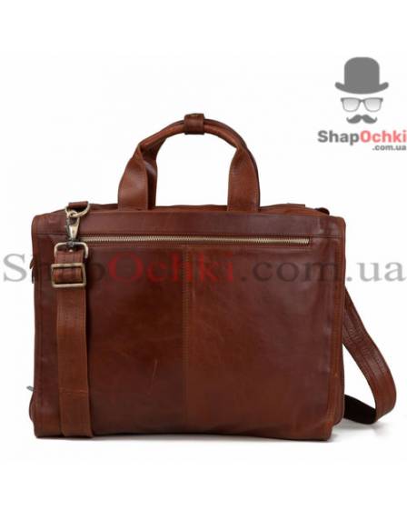 Сумка чоловіча Tiding Bag 7243C, шкіра, сіро-коричнева