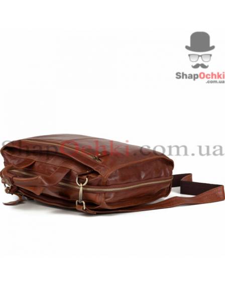 Сумка чоловіча Tiding Bag 7243C, шкіра, сіро-коричнева