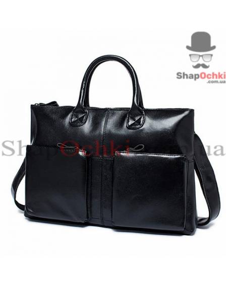 Сумка чоловіча Tiding Bag 7241A, шкіра, колір чорний