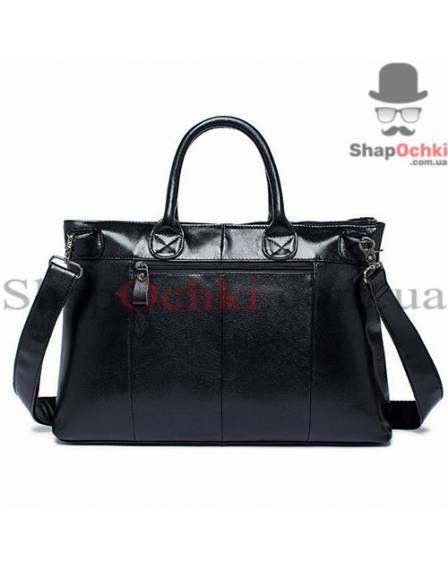 Сумка чоловіча Tiding Bag 7241A, шкіра, колір чорний