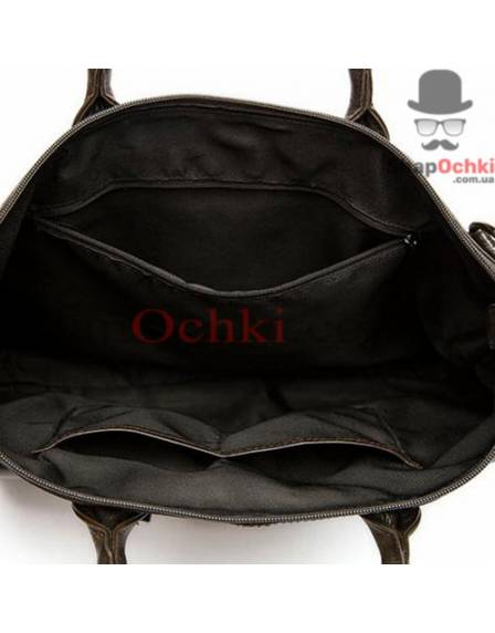 Сумка чоловіча Tiding Bag 7241A, шкіра, колір чорний