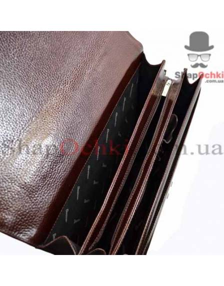 Портфель чоловічий Desisan, 317-019, шкіра, коричневий