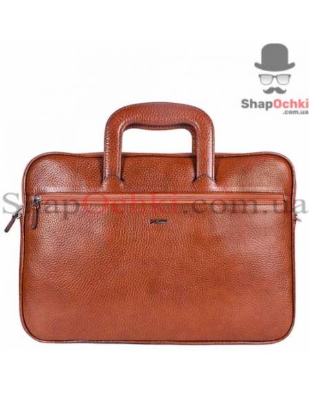Портфель мужской Desisan, 321-015, кожа, рыжий