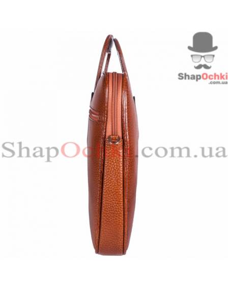 Портфель мужской Desisan, 321-015, кожа, рыжий