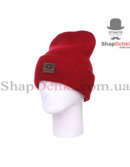 Шапка Odyssey, Магл UGG, колір вишнева