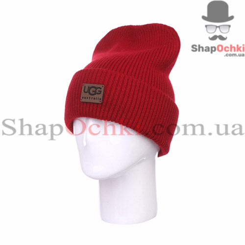 Шапка Odyssey,  Магл UGG,  цвет вишневая