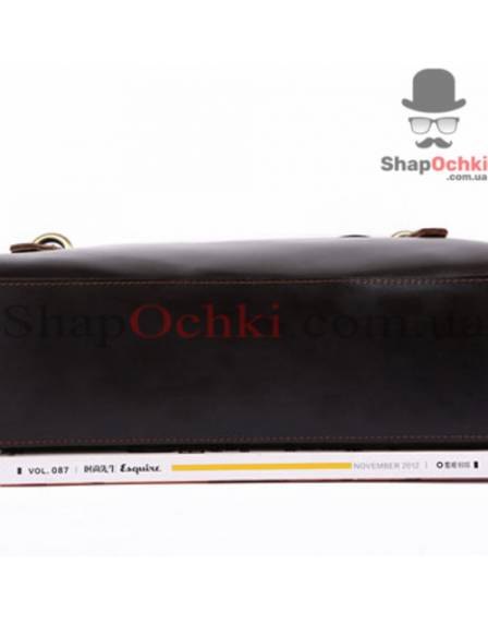 Портфель мужской Tiding Bag 7082С, кожа, темно-коричневый