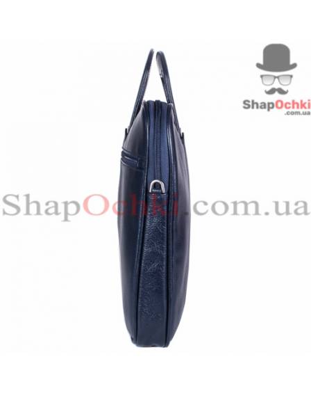 Портфель мужской Desisan, 321-315, кожа, синий