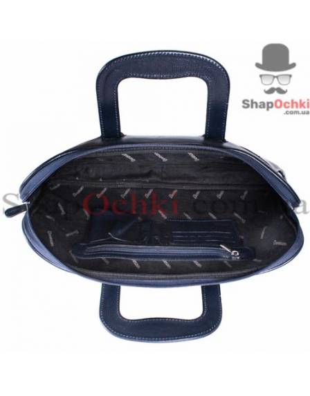 Портфель мужской Desisan, 321-315, кожа, синий