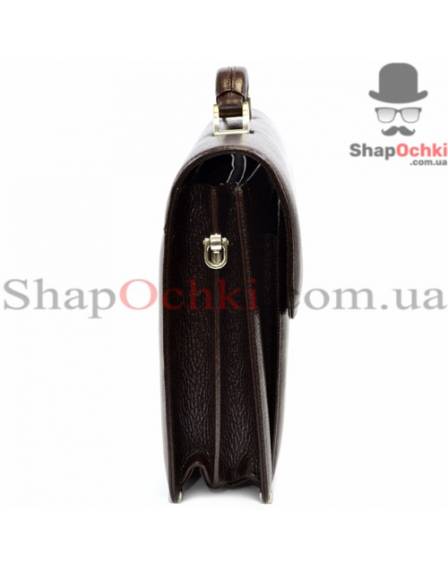 Портфель чоловічий Desisan, 206-019, шкіра, коричневий