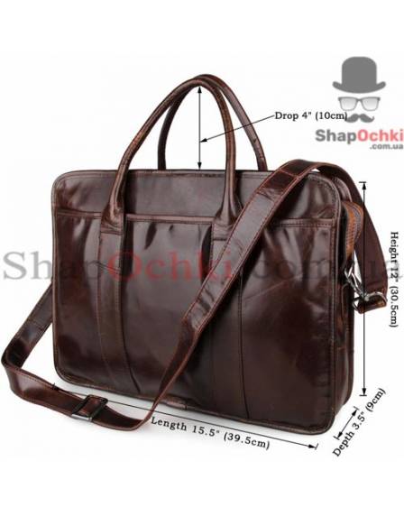 Сумка чоловіча Jasper&Maine 7321C, шкіра, колір коричневий