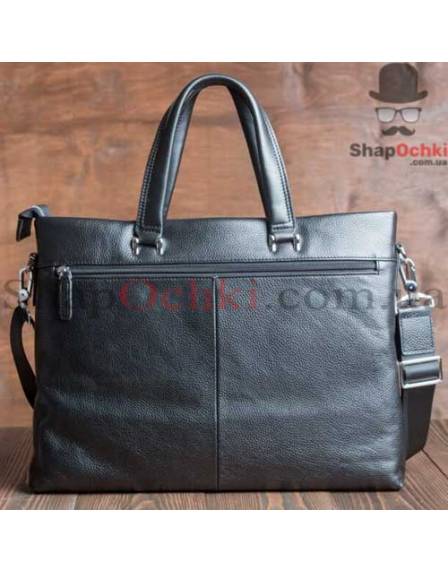 Сумка мужская Tiding Bag M5839-3A, кожа, черная
