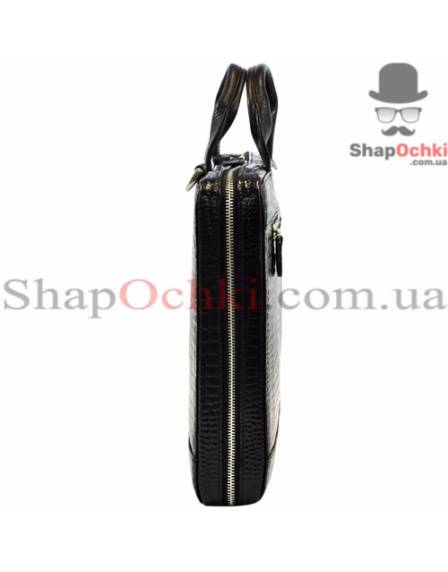 Портфель мужской Desisan, 1347-633, кожа, черный