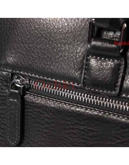 Сумка чоловіча Tiding Bag NM 17-9020-6A, кожа, колір чорний