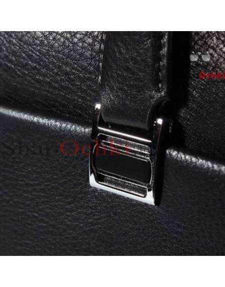 Сумка чоловіча Tiding Bag NM 17-9020-6A, кожа, колір чорний