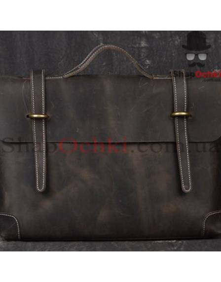 Портфель чоловічий Tiding Bag X1009-1, шкіра, темно-коричневий