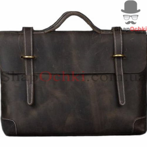 Портфель чоловічий Tiding Bag X1009-1,  шкіра,  темно-коричневий