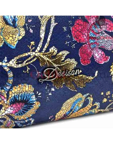 Сумка женская Desisan, 3017-415, кожа, хохлома