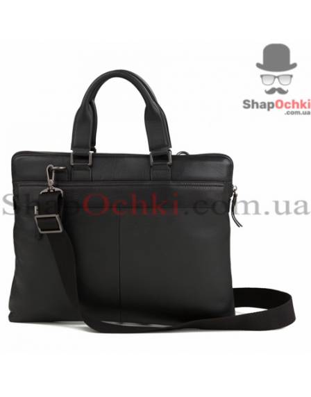 Сумка мужская Tiding Bag M47-21557-2A, кожа, черная
