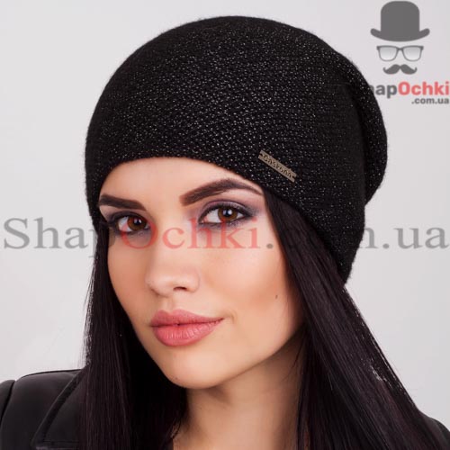 Шапка женская Caskona,  Chloe,  черная