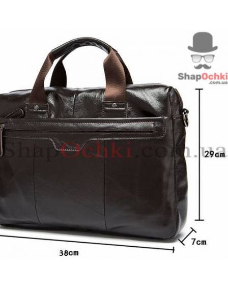 Сумка мужская Bexhill BX8013, кожа, коричневая