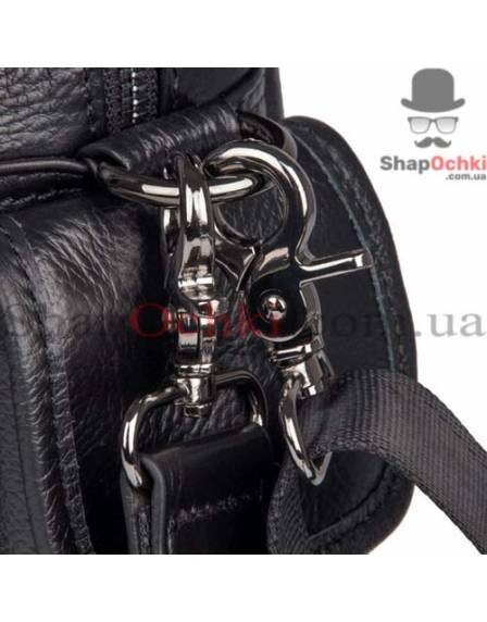 Сумка чоловіча Tiding Bag 8400A, шкіра, колір чорний