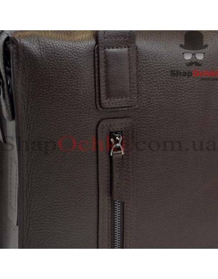 Портфель чоловічий Desisan, 6017-9, шкіра, коричневий