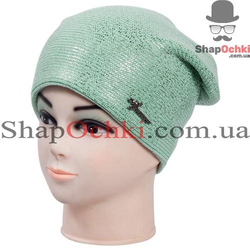 Шапка женская Gian,  Корки,  с напылением,  салатовая