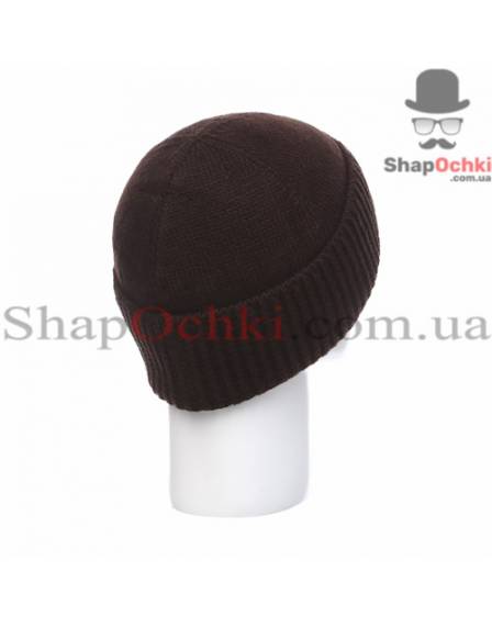 Шапка чоловіча Leks, Граніт, шоколад