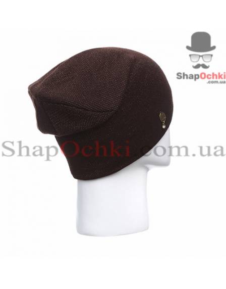 Шапка женская Leks, Круиз, шоколад+коричневый