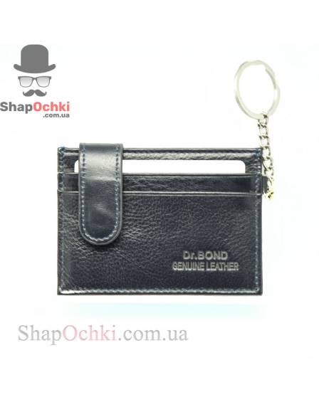 Візитниця Dr. Bond WVR-1, шкіра, синя