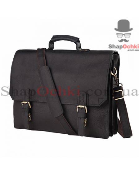 Портфель чоловічий Tiding Bag GA2095A, шкіра, колір чорний