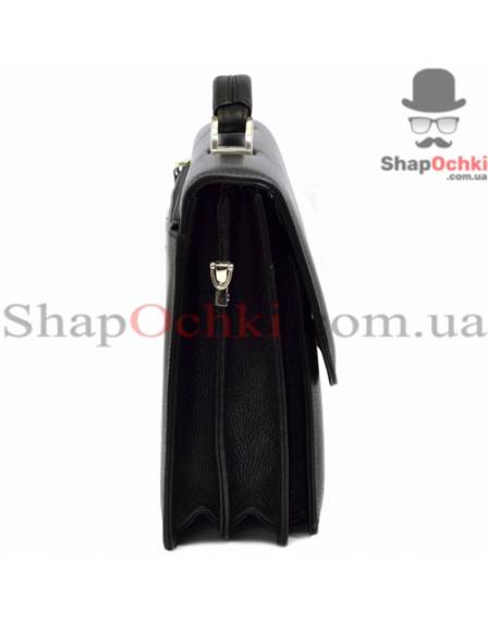 Портфель чоловічий BOND, 1202-281, шкіра, чорний