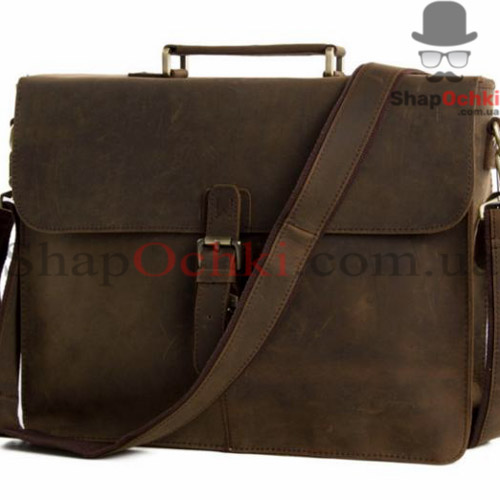 Портфель чоловічий Tiding Bag 2766R,  шкіра,  колір коричневий