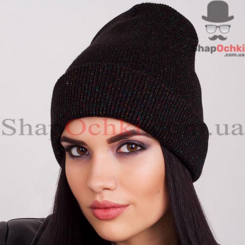 Шапка женская Caskona,  Peri 2 F Uni Lux,  цвет черный микс