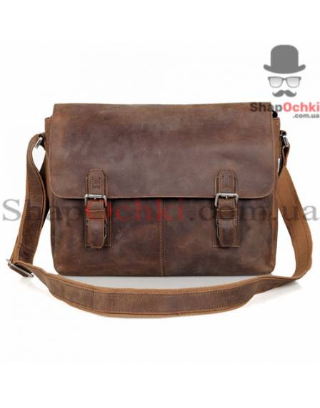 Сумка месенджер чоловіча Tiding Bag 6002LR-2, шкіра, коричнева
