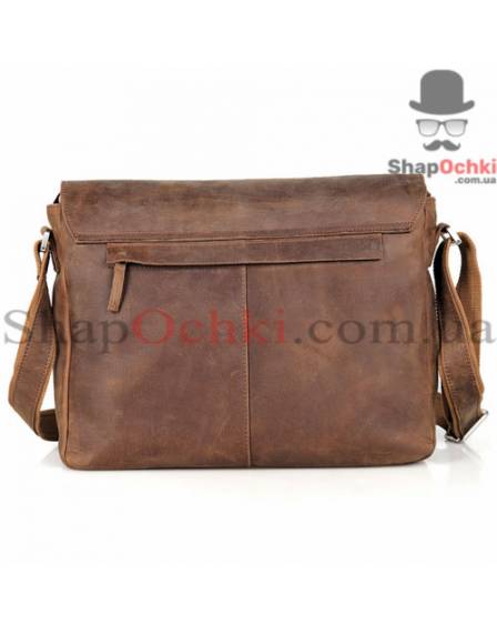 Сумка месенджер чоловіча Tiding Bag 6002LR-2, шкіра, коричнева