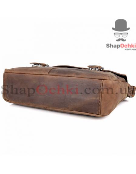 Сумка месенджер чоловіча Tiding Bag 6002LR-2, шкіра, коричнева