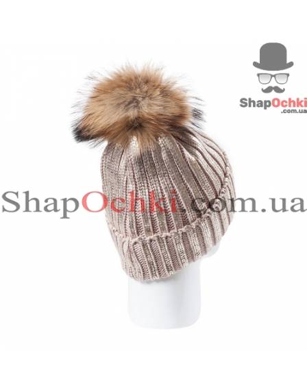 Шапка жіноча UGG, Джуді, стрази, колір пудра+світле золото