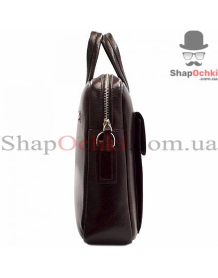 Портфель мужской Desisan, 340-019, кожа, коричневый