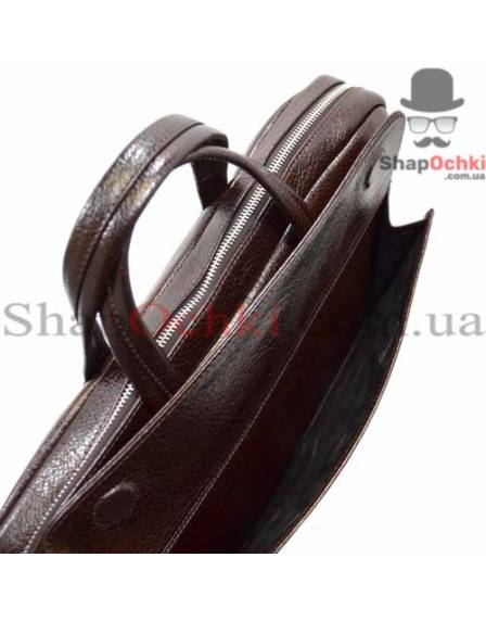Портфель мужской Desisan, 340-019, кожа, коричневый