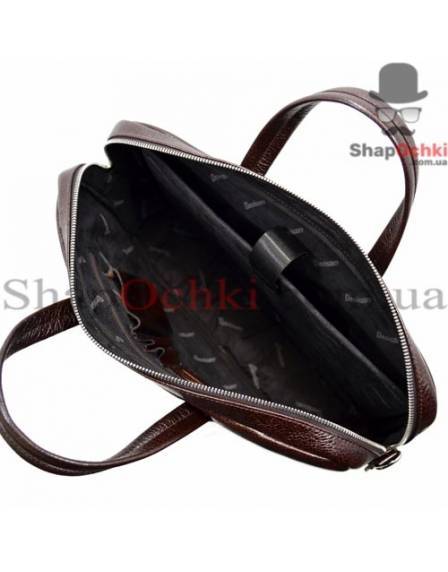 Портфель мужской Desisan, 340-019, кожа, коричневый